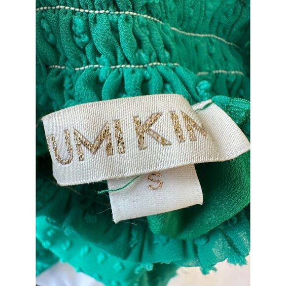 Yumi Kim Class Act Emerald Green Flirty Flowy Dress NWOT S - Picture 9 of 10